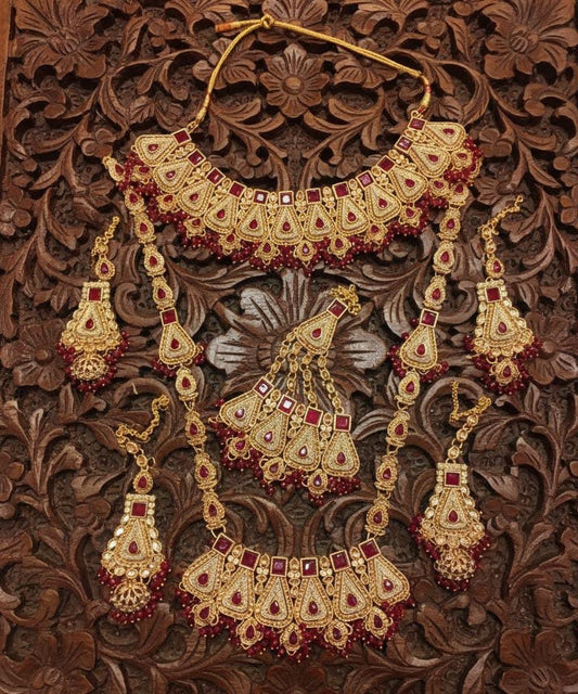 Full zarcoon bridal mala set