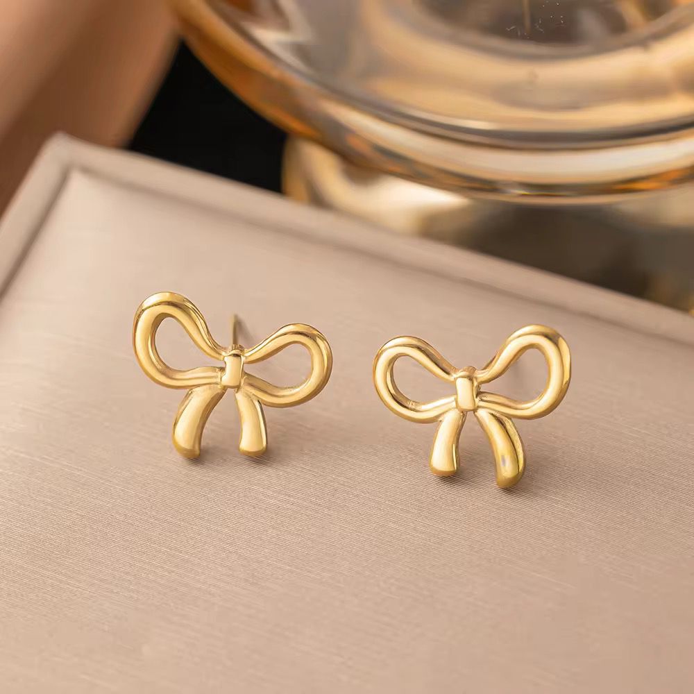 Cute Little Bow Post Earrings for Women