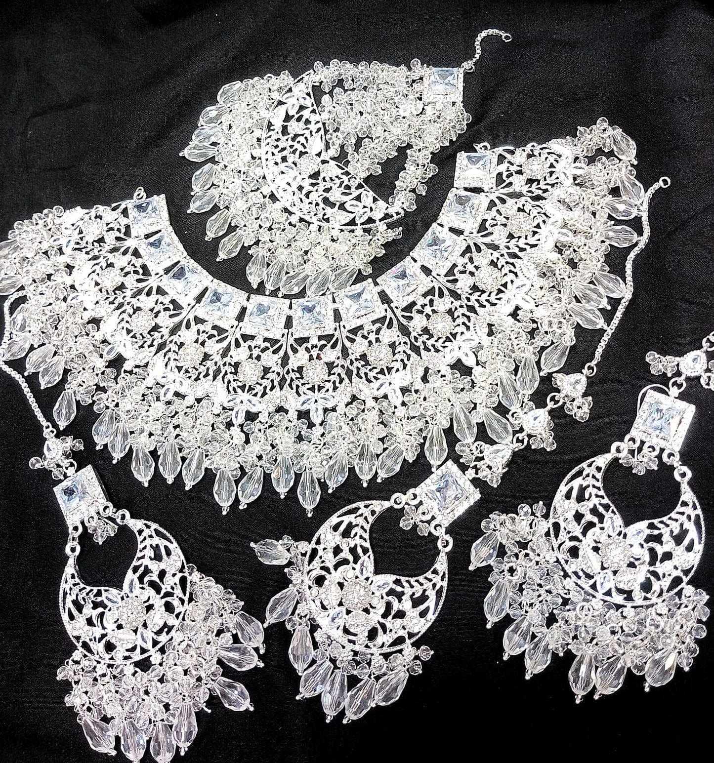 Enchanting Amber Aura Bridal Set