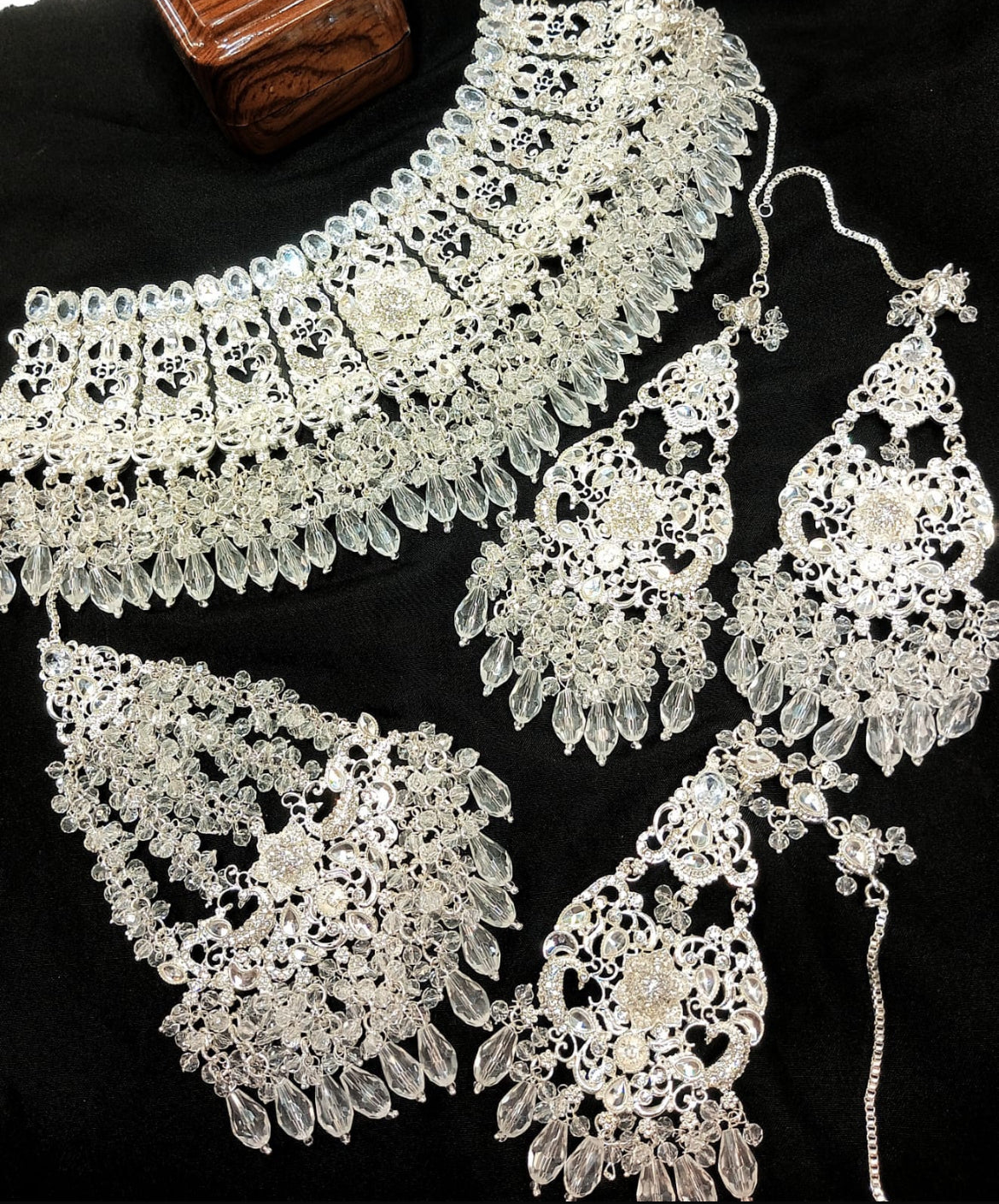 Antique Gold Finish Bridal Jewelry
