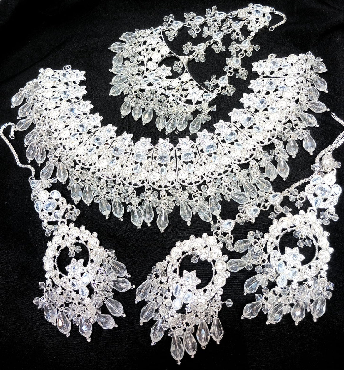 Enchanting Golden Aura Bridal Set