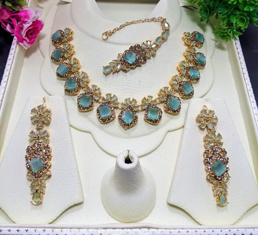 Zircon necklace set