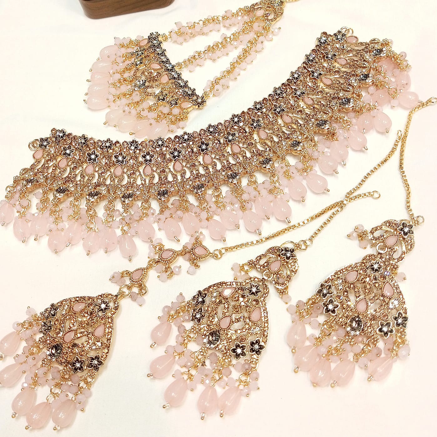 Enchanting Amber Radiance Bridal Set