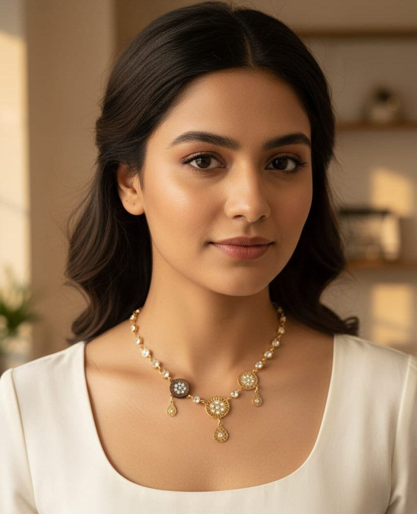 Stainless steel luxury necklace