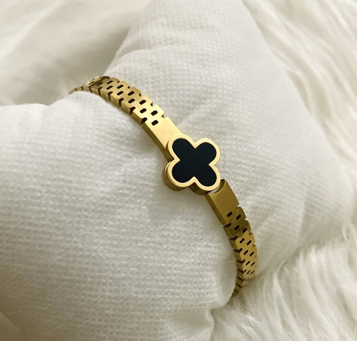 316L stainless steel trendy design openable bracelet