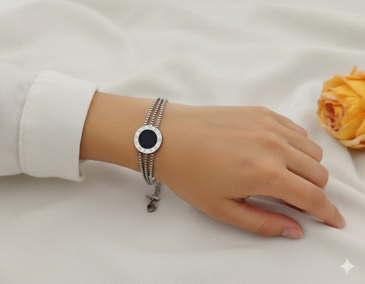 316L Stainless steel three layer bracelet and anklet