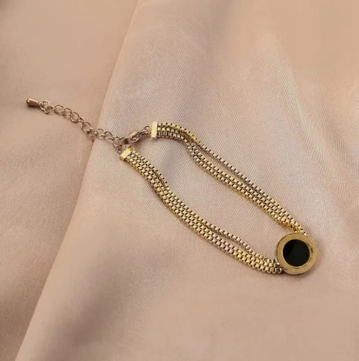 316L stainless steel three layer bracelet and anklet