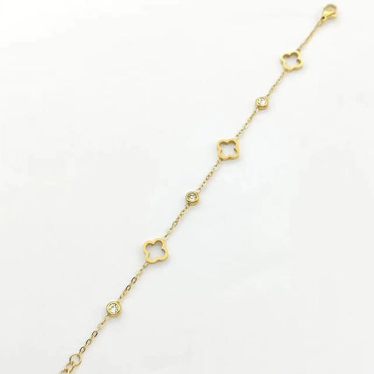 316L stainless steel simple beautiful bracelet