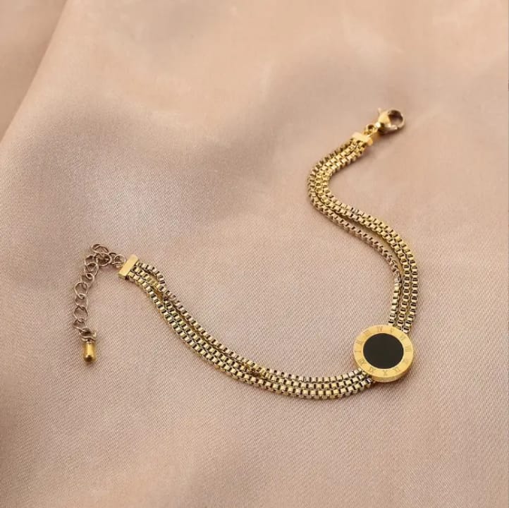 316L stainless steel three layer bracelet and anklet