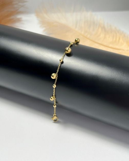 Stainless steel Ball Braslet