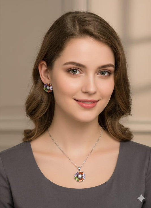 Zircon Necklace set