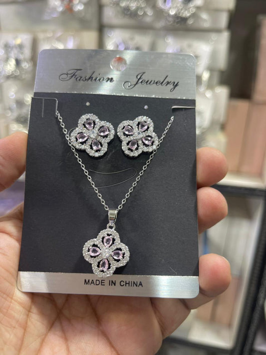 Zircon Clove Necklace set