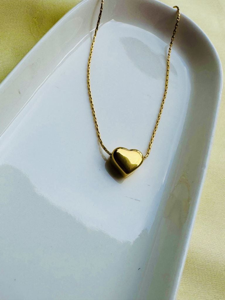 Stainless steel Hearth necklace
