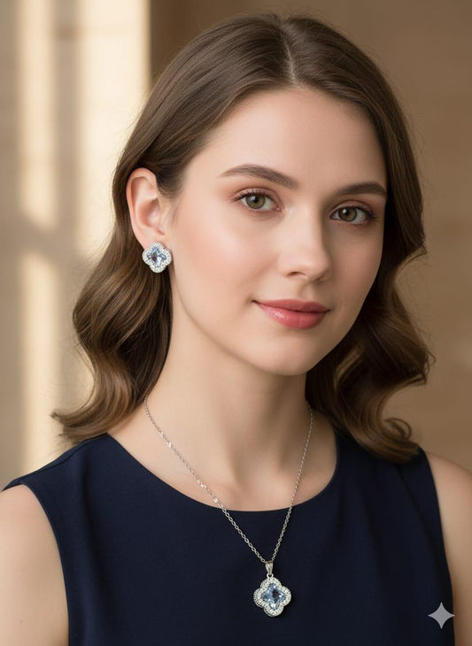 Zircon Clove Necklace set