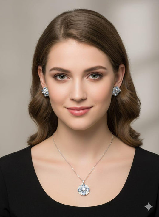 Zircon Clove Necklace set