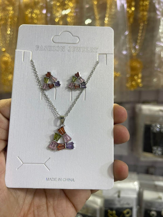 Zircon Necklace set