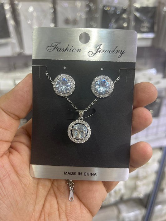 Zircon Necklace set