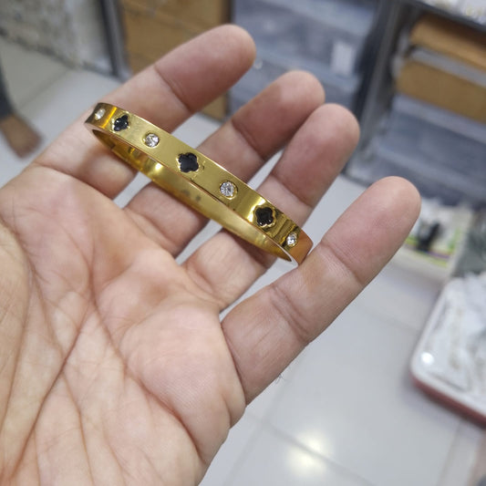 *316* stainless steel diamond openable bangle