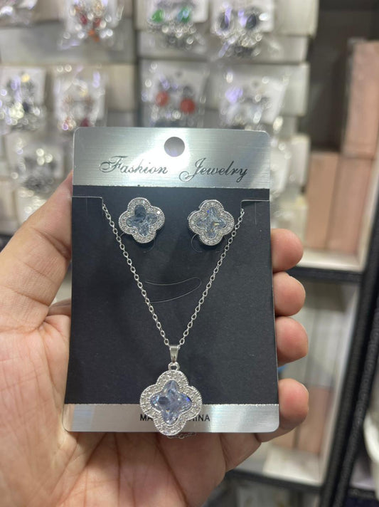 Zircon Clove Necklace set