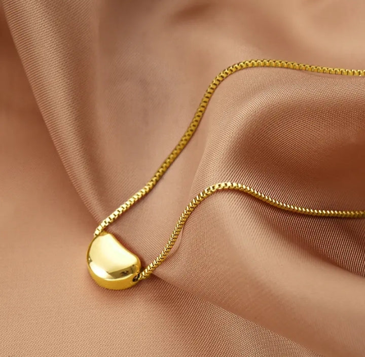 *316L* stainless steel Bean necklace