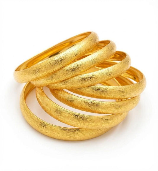 Gold look bangle Set