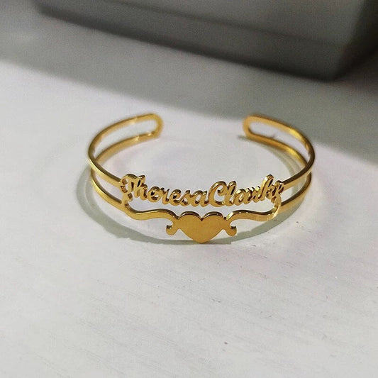 name with heart kada jewellery india 180011