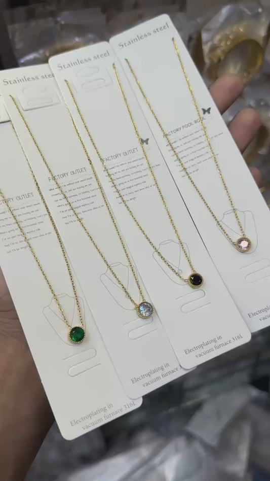 Stainless steel Mini Zarkoon necklce