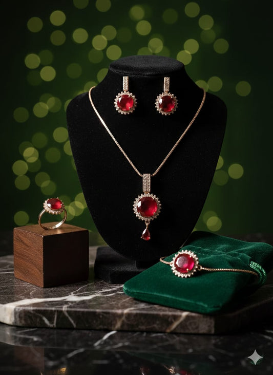 Locket seat with bracelet and ring