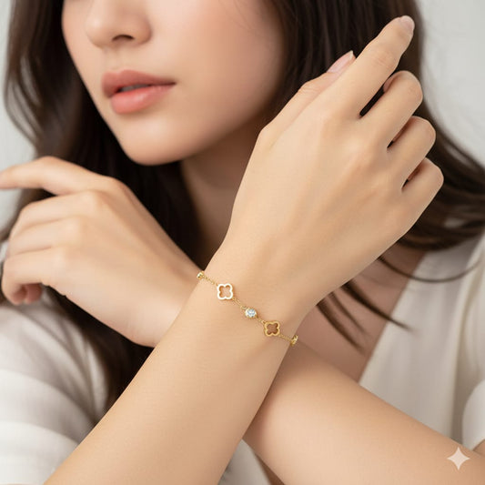 316L stainless steel simple beautiful bracelet