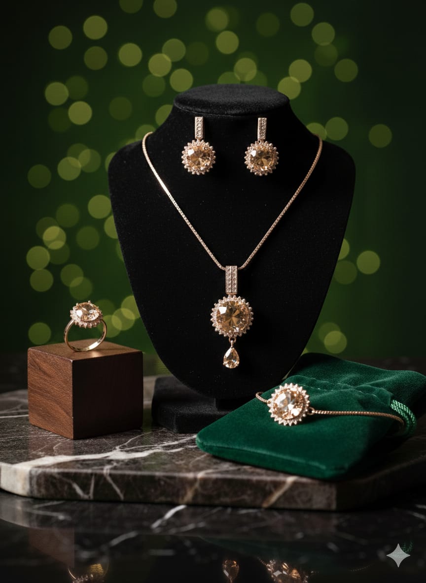 Locket seat with bracelet and ring