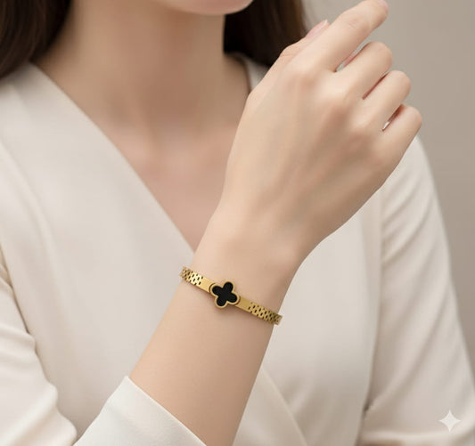 316L stainless steel trendy design openable bracelet