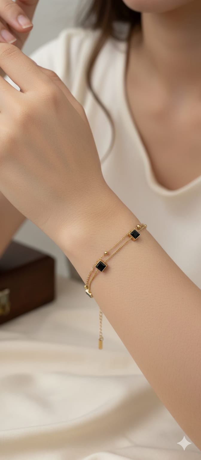 316L Stainless steel diamond bracelet and anklet